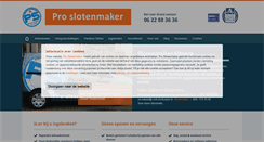 Desktop Screenshot of pro-slotenmaker.nl